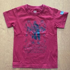 Uniqlo Red Star Wars Kids T-Shirt